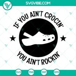 SVG Files, Trending, Clog Shoes SVG Files, Croc Sandals SVG Images PNG DXF EPS 4