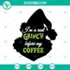 Christmas, SVG Files, Daddy Grinch SVG Files PNG DXF EPS Cut Files Grinch 14