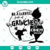 Cindy Lou Who and Grinch inspired SVG downloads for holiday crafts.
