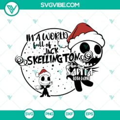 Christmas, SVG Files, Santa Jack Skellington SVG Images, Jack Skellington 4