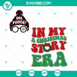 Christmas, SVG Files, Oh Fudge SVG Images, A Christmas Story SVG Image, Ralphie 4