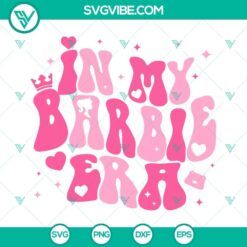Barbie era SVG images for download, including Barbie SVG images and PNG files.