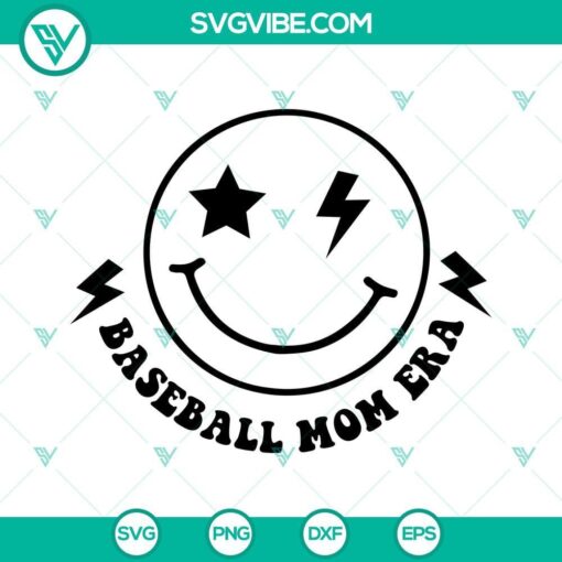 in my baseball mom era svg baseball mom svg png dxf eps files 6 mockup