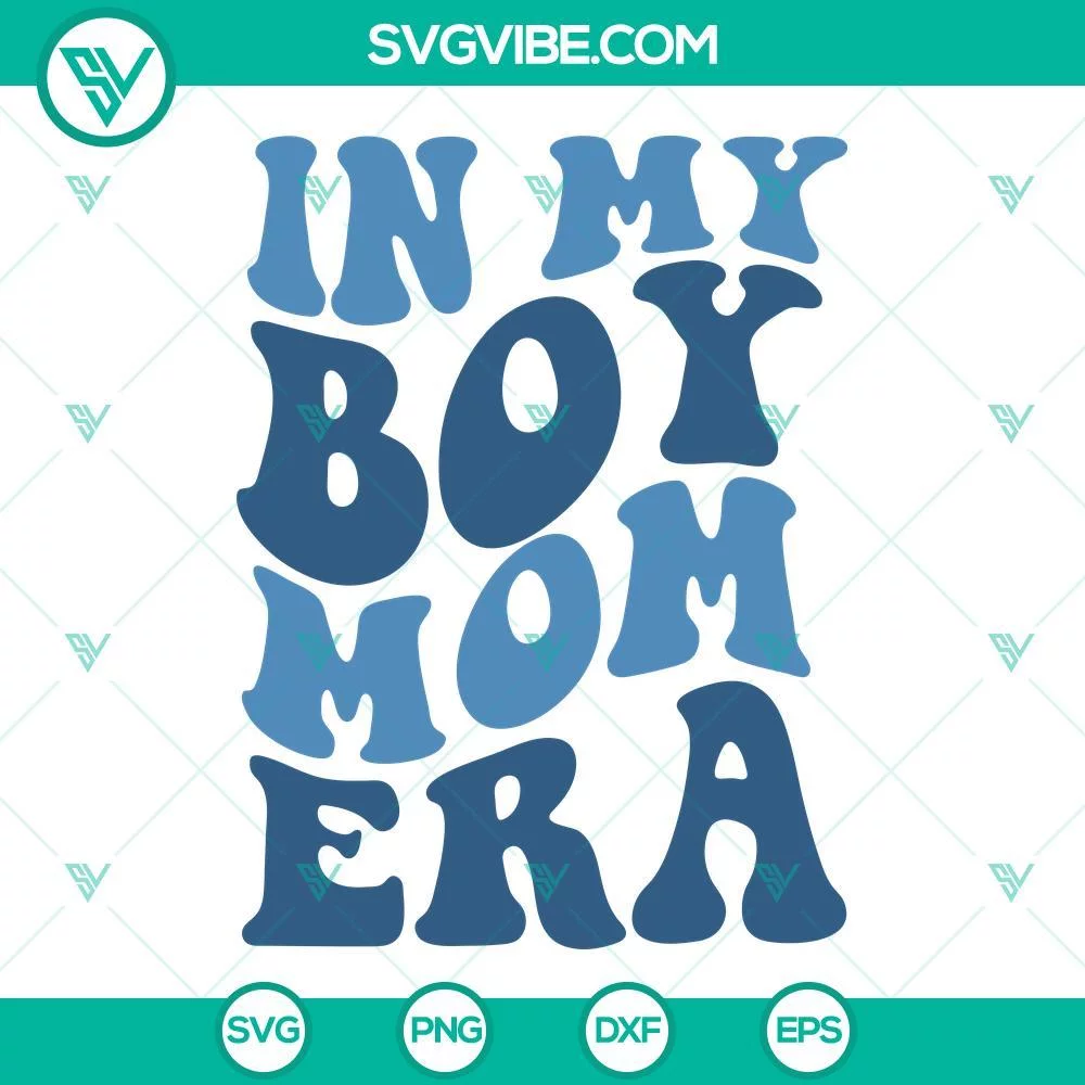 Trending, SVG Files, In My Boy Mom Era SVG Download, Boy Mama SVG Download, 2