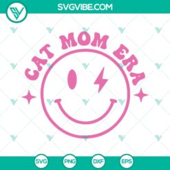 SVG Files, Trending, In My Cat Mom Era SVG File, Cat Mom Era SVG Files, Cat Mom 5