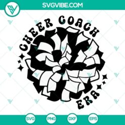 In My Cheer Coach Era SVG Images, Pom Pom Cheer Coach SVG Image, Cheer Smile 3