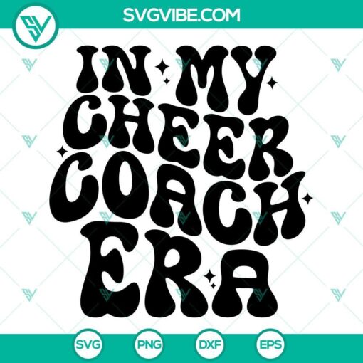 in my cheer coach era svg pom pom cheer coach svg cheer smile face lightning svg cheer coach svg 9 mockup