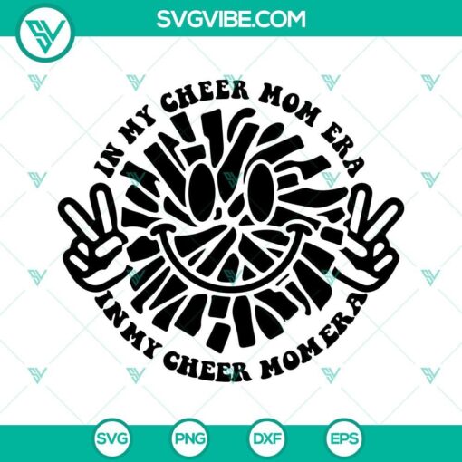 in my cheer mom era svg cheer mama svg retro cheer mom svg cheer mom shirt svg 8 mockup