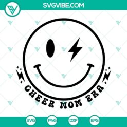 In My Cheer Mom Era SVG Images, Cheerleading SVG Image, Cheer Mom Shirt SVG Image, 3