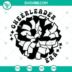 Sports, SVG Files, In My Cheerleader Era SVG Image, Cheerleading SVG Images, 2