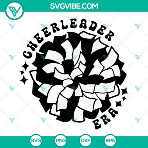 in my cheerleader era svg cheerleading svg cheerleader svg png dxf eps cricut 2 mockup