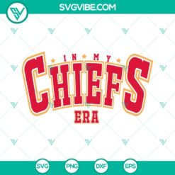 Sports, SVG Files, In My Chief Era SVG Images, KC Chiefs Taylor Swift SVG Image 2