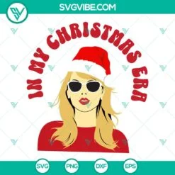 Christmas, Musics, SVG Files, In My Christmas Holly Jolly Era SVG Files, 4