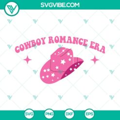 SVG Files, Trending, In My Cowboy Romance Era SVG File, Cowboy Era SVG Images 2 4