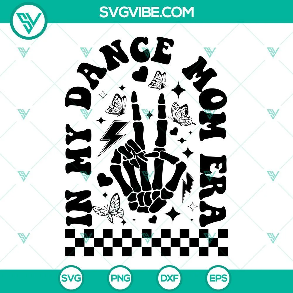 SVG Files, Trending, In My Dance Mom Era SVG Image, Dance Mama SVG File, Dance 4