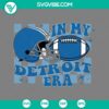 Detroit Era SVG file featuring Detroit Lions football logo with Taylor Swift silhouette design, perfect for fans.