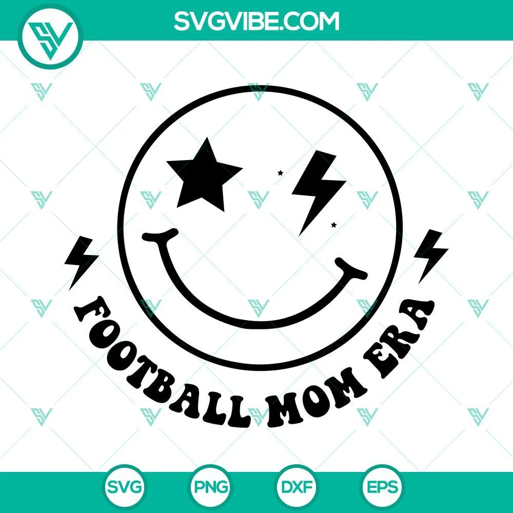 Football, Sports, SVG Files, In My Football Mom Era SVG Image, Football Mom SVG 2