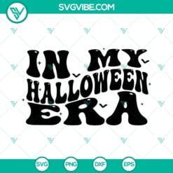 Halloween, SVG Files, In My Halloween Era SVG Image, Retro Spooky Season SVG 19