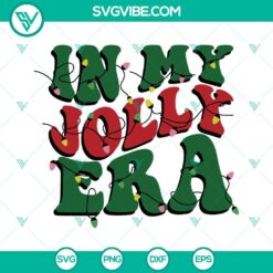 in my jolly era svg santa claus era svg png dxf eps files 6 mockup