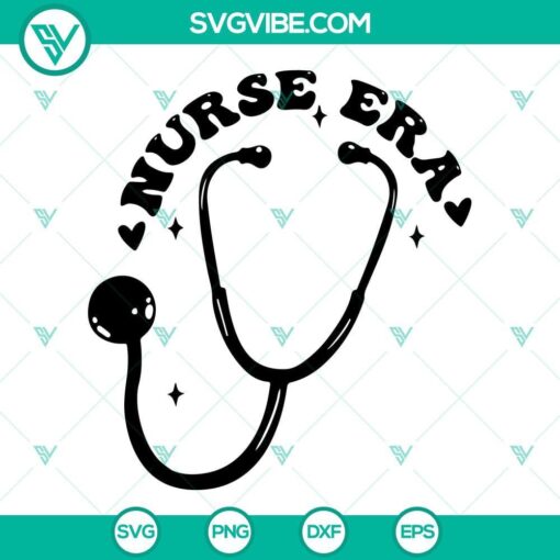 in my nurse era svg cool nurse svg groovy nurse svg 2 designs 7 mockup