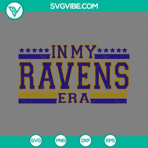 in my ravens era svg fan baltimore ravens and taylor swift svg football era svg mockup