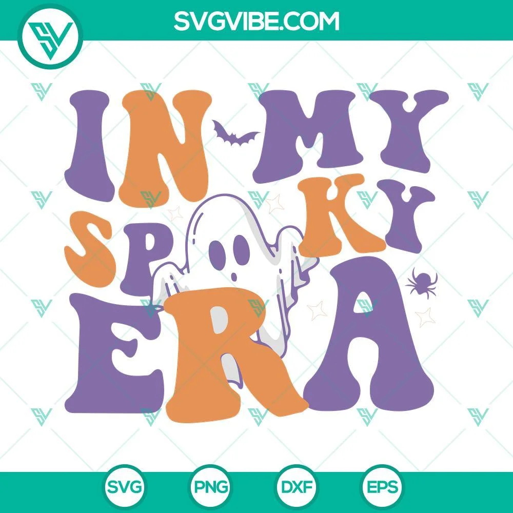 SVG Files, Trending, In My Spooky Era SVG Images, Spooky Vibes SVG Images, Cute 2