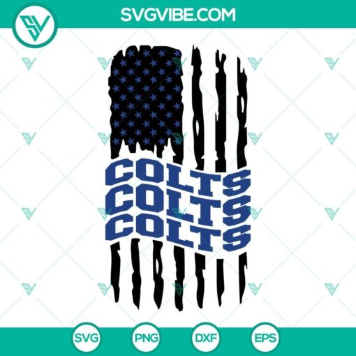 indianapolis colts american flag svg colts football svg png dxf eps cut files 1 mockup