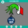 Indianapolis Colts Grinch hand holding ornament SVG for Christmas. Download Colts Christmas SVG images.