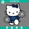 Cartoons, Sports, SVG Files, Houston Texans Hello Kitty Cheerleader SVG File 13