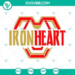 Iron Heart, Wakanda Forever, and Black Panther 2 SVG files featuring powerful superhero designs. Great for crafting projects.