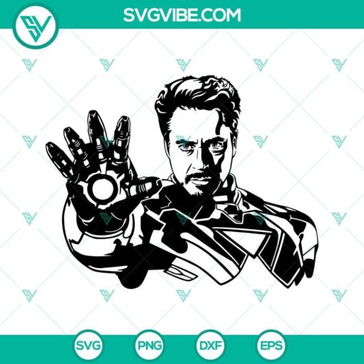 iron man svg tony stark svg avengers svg 7 mockup