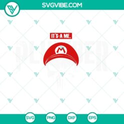 Is A Me The Plumber Super Mario Punisher SVG Image, Mario Skull SVG Image,