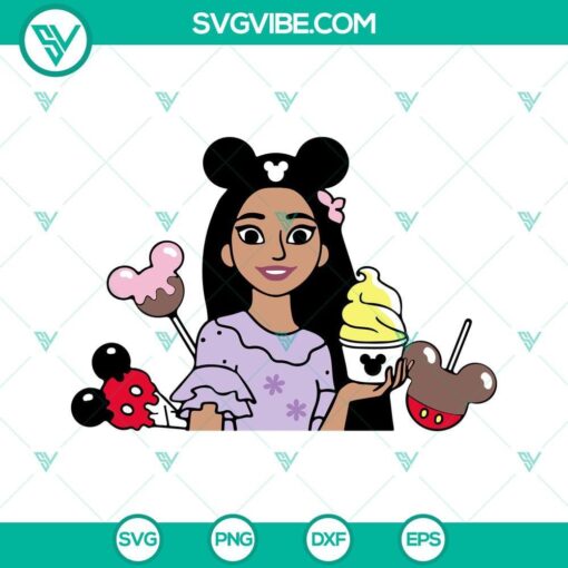 isabela madrigal disneyland snacks svg png dxf eps cricut silhouette vector clipart 9 mockup