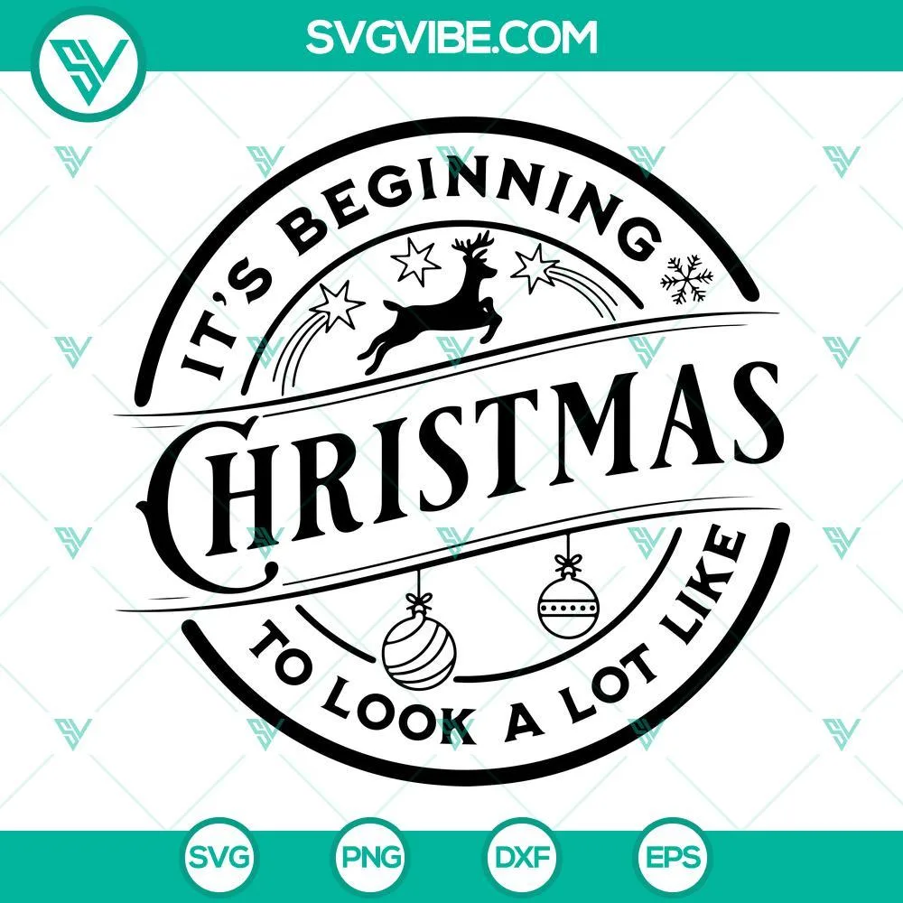 it s beginning to look a lot like christmas svg merry christmas svg christmas shirt svg 10 mockup