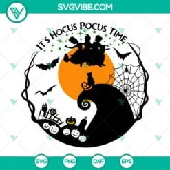 Halloween, SVG Files, It’s Hocus Pocus Time SVG Images, Halloween SVG Image 2