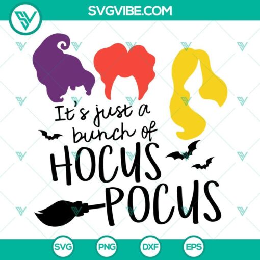 it s just a bunch of hocus pocus svg halloween svg witch svg 10 mockup