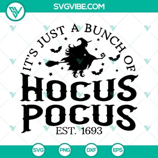 it s just a bunch of hocus pocus svg halloween svg witch svg halloween hocus pocus shirt svg 9 mockup