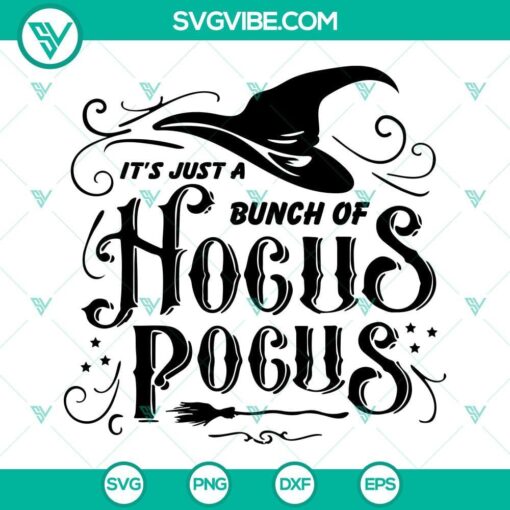 it s just a bunch of hocus pocus svg sanderson sisters svg hocus pocus svg 3 mockup