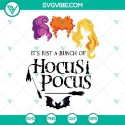 Halloween, SVG Files, It’s Just A Bunch Of Hocus Pocus SVG Images, Sanderson 5