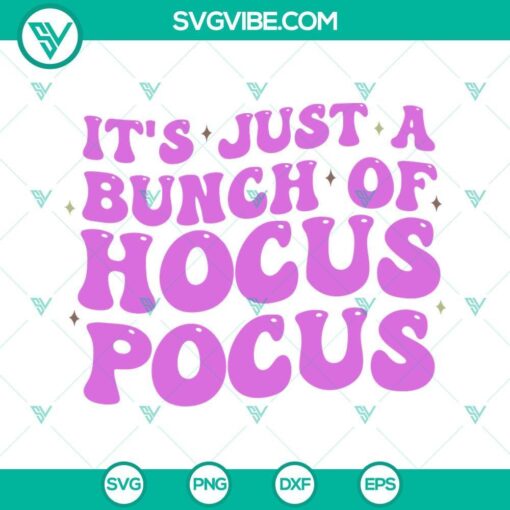 it s just a bunch of hocus pocus svg spell book svg funny halloween svg for shirt 6 mockup 1