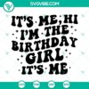 Birthday girl SVG design download with colorful lettering for DIY projects.