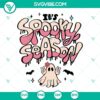 Spooky Season Halloween Ghost SVG Download with eerie vibes for crafts and decorations.