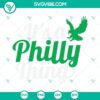 Philadelphia Eagles themed SVG files featuring "It's a Philly Thing" and "Go Birds" designs, perfect for football enthusiasts.