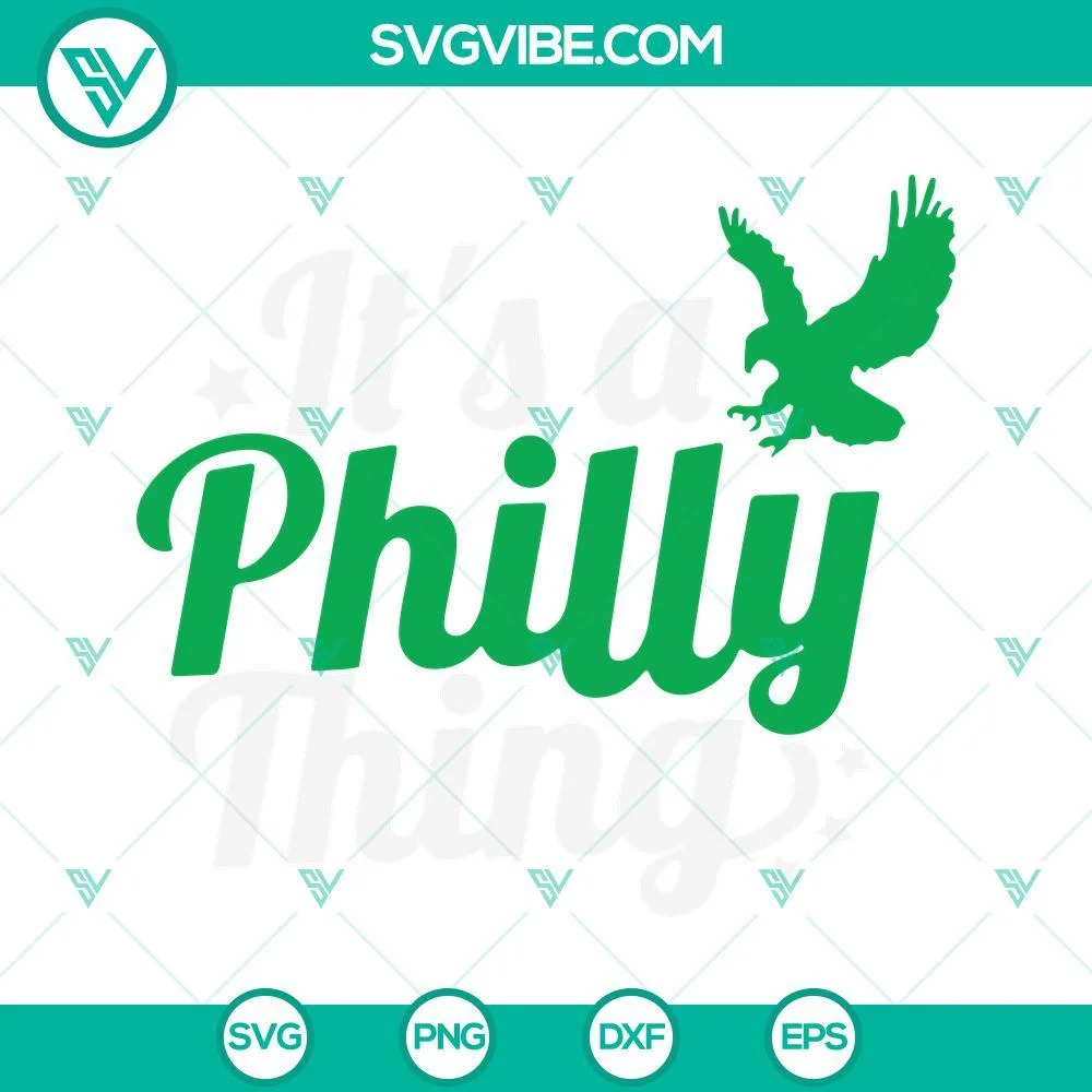 Football, Sports, SVG Files, Its a Philly Thing SVG Files, Go Birds SVG File, 1