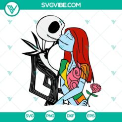 Jack and Sally Starbucks Cup SVG file with Jack Skellington, perfect for Halloween creations.