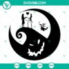 Nightmare Before Christmas Jack and Sally SVG files, cute couple design perfect for Halloween crafts and decor, instant download.