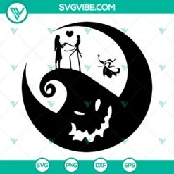 Halloween, SVG Files, Jack And Sally SVG Download, Jack Skellington SVG Images, 4