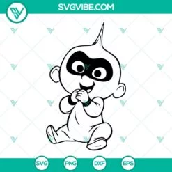 Cartoons, SVG Files, Jack Jack Parr Smile SVG Images, Incredible Baby SVG 2