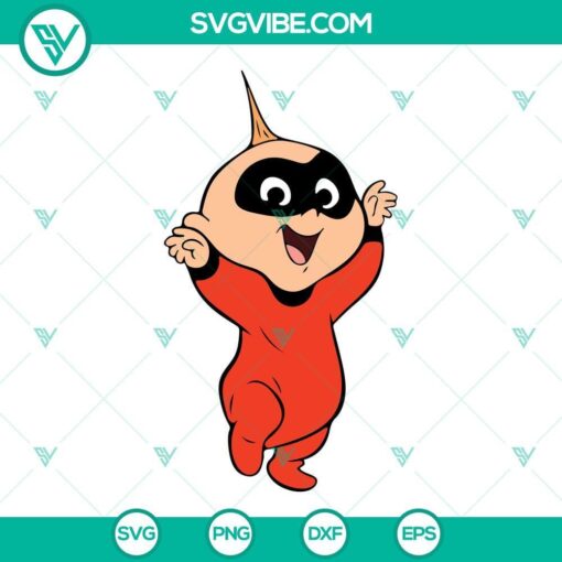 jack jack parr svg incredibles svg disney superhero baby png dxf eps files 10 mockup