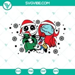 Movies, Starbucks Cup Wrap, SVG Files, Jack And Sally Starbucks Cup SVG File, 4